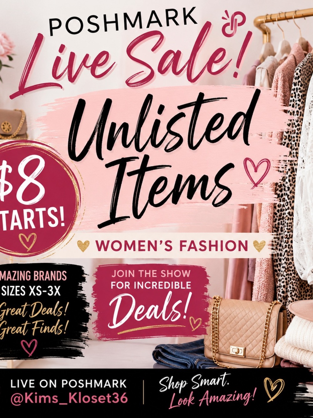 Poshmark Live Sale